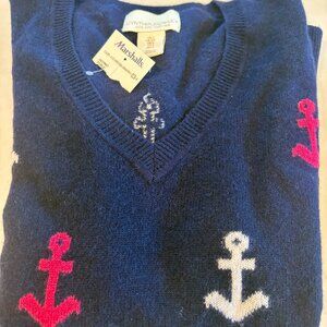 Cynthia Rowley Cashmere v-neck pullover S